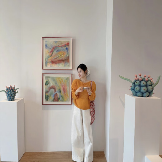 Su Yuwei pumpkin orange high-end lazy style v-neck sweater for women in autumn and winter sweet and soft waxy inner sweater to cover the butt top orange Follow the store - free shipping insurance XL (120-135Jin Jin is equal to 0.5kg)