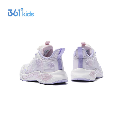 361 Детская спортивная обувь 25 Зимние кроссовки для девочек с легкой подушкой Кожаная ручка с пряжкой Повседневные кроссовки Фиолетовый 32