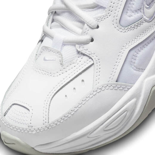 Nike Women's Lightweight Daddy Shoes Winter Cushioning Comfortable Sports Shoes NIKE M2K TEKNO AO3108 100 White/White-Platinum 37.5