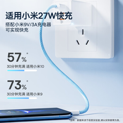 Baseus Type-C data cable 6A is suitable for Huawei Honor super fast charging 100W/66 charging cable WPura70/Mate70/60Pro+ Xiaomi Android mobile phone car 2 meters white