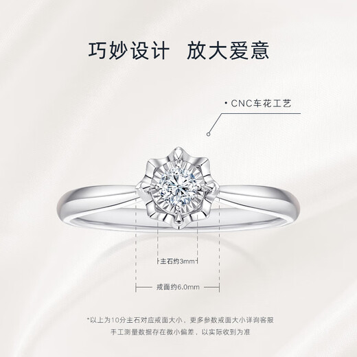 DR Proposal Diamond Ring Platinum BELIEVE Classic Perseverance Brilliant Diamond Ring Holiday Gift 30 Points E Color VS1 GIA Certificate + Gift Box