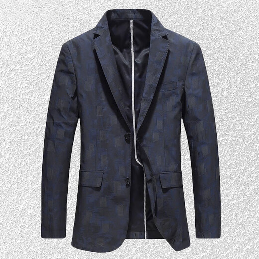 BOSS high-end suit tops for men 2025 new spring and autumn handsome men's casual suit jackets single suit trend black L 175 suitable for 125-140 Jin Jin equals 0.5 kg