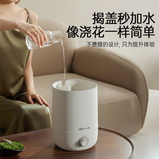 Bear Humidifier Home Bedroom Desktop Heavy Fog Office Air Conditioning Room Light Sound Maternal and Infant Air Purification Antibacterial Humidifier Small JSQ-C45U1