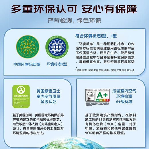 Dulux latex paint primer Zhiyue universal additive-free anti-mildew and alkali-resistant environmentally friendly interior wall paint A914-65749 white 18L