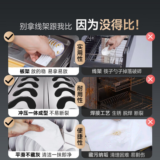 Canbo stainless steel household built-in massive rock disinfection cabinet kitchen tableware two-star large capacity disinfection cupboard national subsidy XDZ110-EN303T