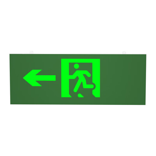 Quxing fire emergency sign light 2025 new national standard LED safety exit lighting evacuation indicator light double-sided one-way