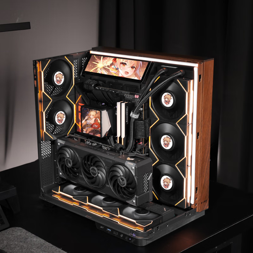 ASUS R9 9950x3d host 5080 5090 host DIY game e-sports desktop assembly computer subsidy machine 9950x3d host + RTX5080丨three