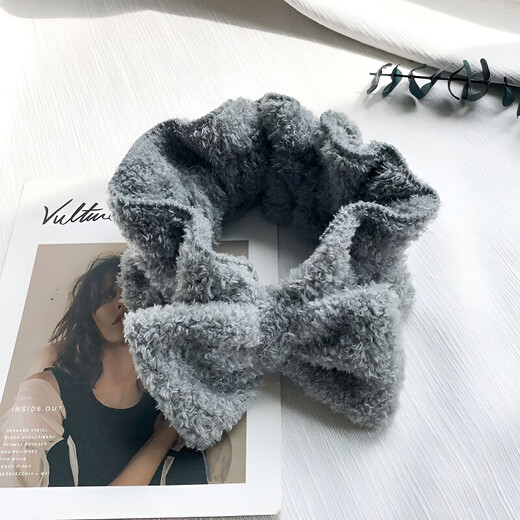 Jingyouyu headband for women's face wash, makeup and facial mask, special non-slip hair band, does not wet hair, does not press bangs, Liu Yifei's same style, Xu Hongdou's same style, gray