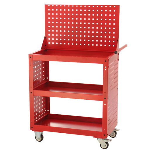 Otis Guanfu tool cart multi-functional auto repair mobile hand-pushed heavy parts cart hardware drawer-type repair rack full set of yellow and black tool cart with hanging plate