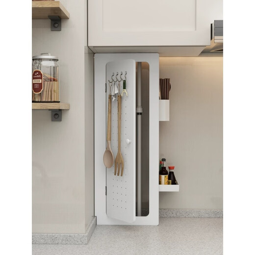 Ye Yu gas pipeline shielding cover natural gas meter water heater decorative baffle kitchen hole board storage cabinet L-shaped length 35 height 80 thickness 20 inner 32*80*18.8