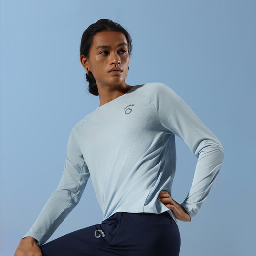
Macondo original single product running long-sleeved T-shirt 9th generation breathable quick-dry sweat stains invisible and not easy to show night sea blue girl L