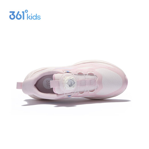 361 Rain Screen Children's Running Shoes 25 Winter Water-Repellent Anti-Slip Cushioning Knob Sports Shoes for Men, Women and Middle-aged Children Pink 35
