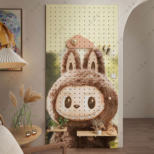 Yusenyi Decoration Entrance Wall Living Room Storage Shelf Multi-Layer Board Square