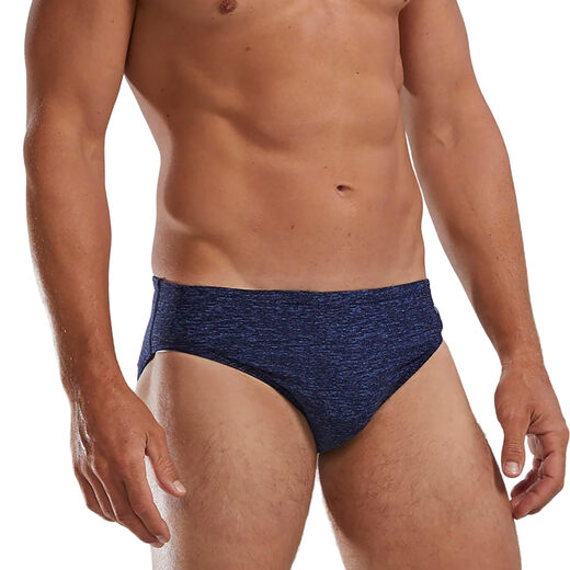 TYR Men's Swim Briefs Professional Sports Polyester Adjustable Waistband Adult Swimwear Midnight Navy 30