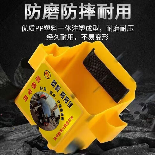 Shantou Lincun thickened and durable carpentry nail pocket new construction site tool bag nail box nail bucket waist box convenient carpentry nail pocket unbreakable red three assembly belts