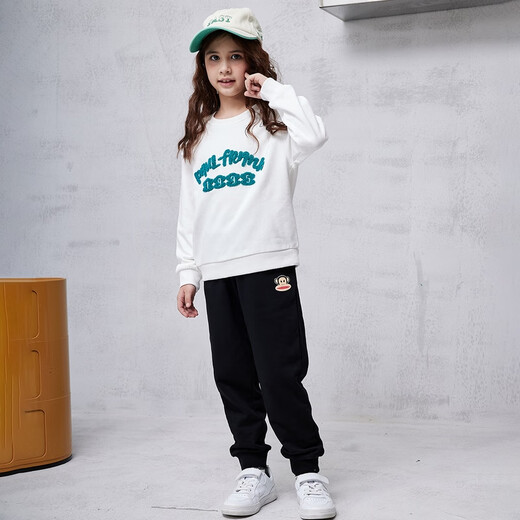 
Big Mouth Monkey (Paul Frank) Children's Clothing Children's Trousers 2025 Spring and Autumn Comfortable Casual Men's and Girls' Sport Pants 508F Black 140