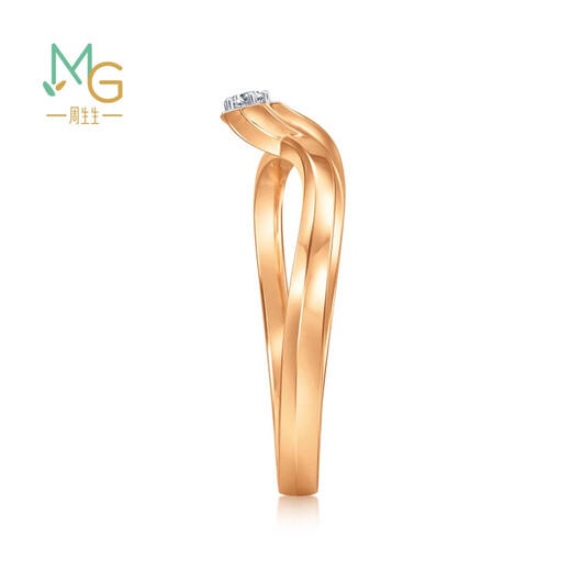 Chow Sang Sang Little Galaxy Diamond Ring 18K Color Gold Meteor Ring Women 94249R Pricing 13 Circles