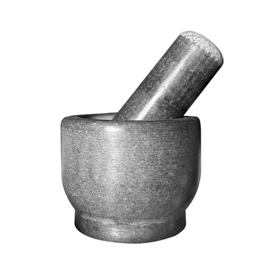 Sailoto garlic pounding jar, stone mortar, garlic mud artifact, garlic mortar, small natural blue stone garlic press, bowl, Chinese medicine grinding and pounding 11 exquisite waist shape