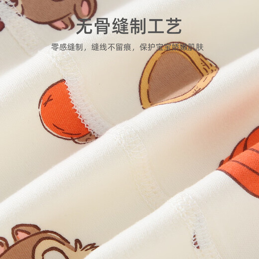 Disney (Disney) baby clothes newborn jumpsuits crawling clothes spring and autumn type A pure cotton full-month baby 100-day fart-proof pajamas