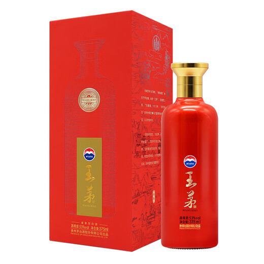 茅台 王茅 祥泰 酱香型白酒 53度 375ml 单瓶装 【送整箱啤酒魔方】