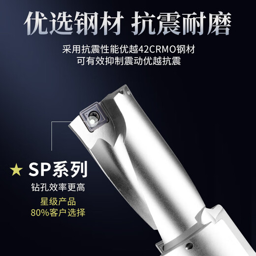 Step drill countersunk head chamfering U drill screw countersunk head chamfering integrated U drill screw countersunk head fixed non-standard composite M8-D9-H14-35L-C20