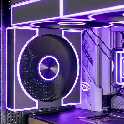 Peninsula Iron Box (PADO) G16 reverse-leaf black 12cm chassis fan with hidden screws/ARGB/5V3-pin divine light synchronization/PWM speed regulation, temperature control and mute/hydraulic bearings/standard shock absorbing pad