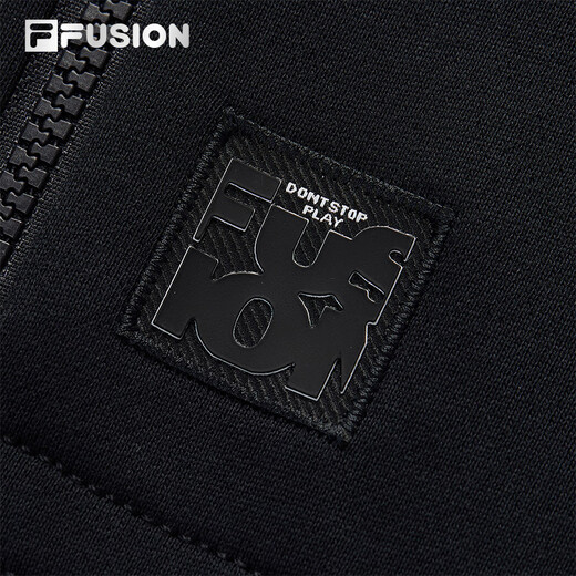 FILAFUSION Fila trendy brand knitted trousers for men 2025 winter casual loose cotton straight pants