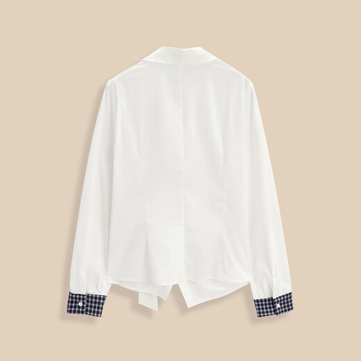 IEF/Aiyifu plus size women's clothing 2025 new autumn Korean style commuting temperament design versatile shirt