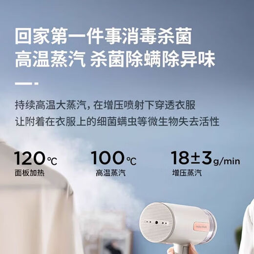 Mofei Electric Handheld Garment Ironing Machine Portable Household Steam Iron Small Ironing Machine Mini Coconut Milk White Ironing and Hair Removing Ball Two-in-One