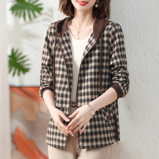 Modu middle-aged and elderly mothers versatile slim jacket autumn and winter 2025 new casual fashion age-reducing light jacket top