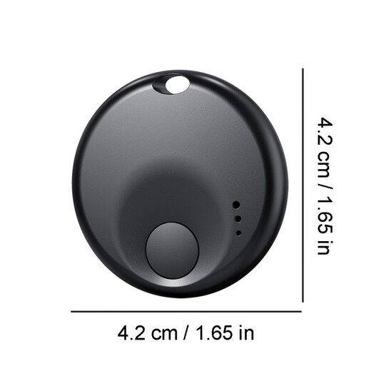 小米锅巴运动跟踪器airtag防丢器Find My查找定位器MFI认证防丢器寻物自行车防丢神器 N tag定位MFI认证 黑色