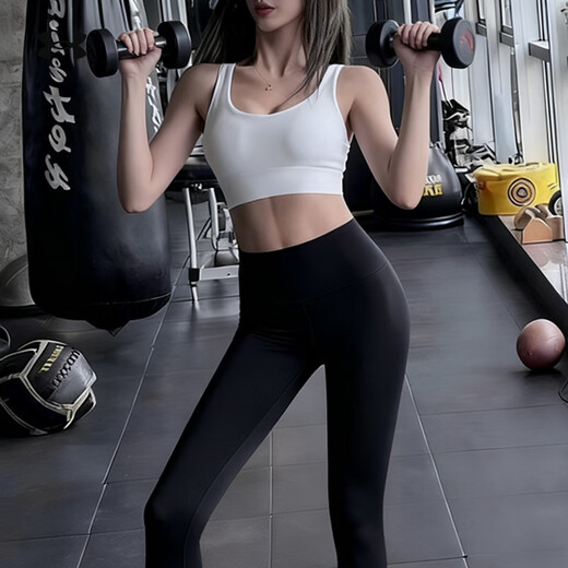 Under Armor New Yoga Pants Autumn Motion Women's High Waist Pilates Sports Tight Nine-Point Pants 1379174 1379174-001 S