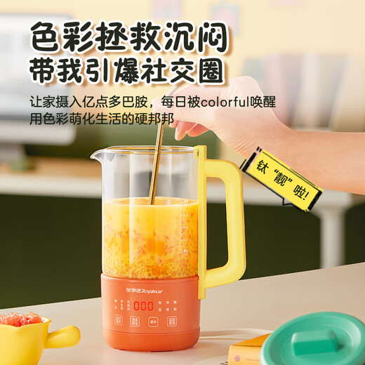 Royalstar Pure Titanium Health Pot Mini Health Cup Tea Maker Office Home Constant Temperature Kettle One Person Small Flower Teapot Girl Birthday Gift 0.6 Liter YSC618 (Ti)