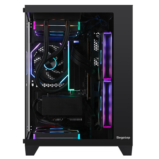 Colorful AMD 5600X/5700X/5050/5060/5060ti DIY game console assembly computer design live broadcast desktop computer 3A masterpiece with two 5600+RTX5060 black single console