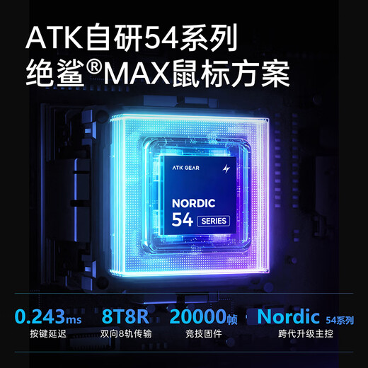 ATK Ray Kong F1V2 souris sans fil trois modes souris e-sports légère ergonomique e-sports souris de jeu de bureau F1V2 ULTRAMAX 2.0 blanc