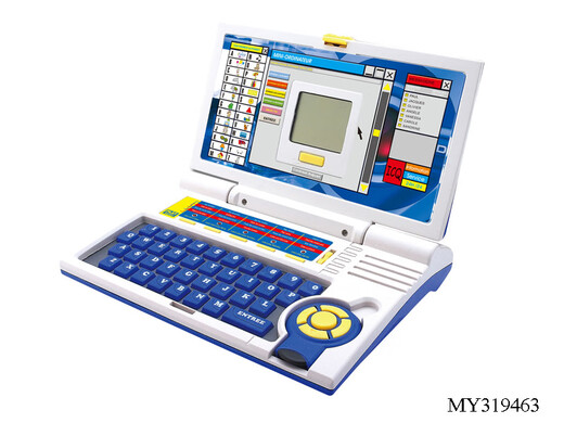 山头林村儿童科教玩具 学习早教机 电动玩具系列 启蒙液晶显示英文电脑