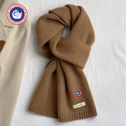 SCOTT GOOSE red wool scarf women's 2025 new autumn and winter Korean style warm Christmas gift atmosphere cashmere scarf red