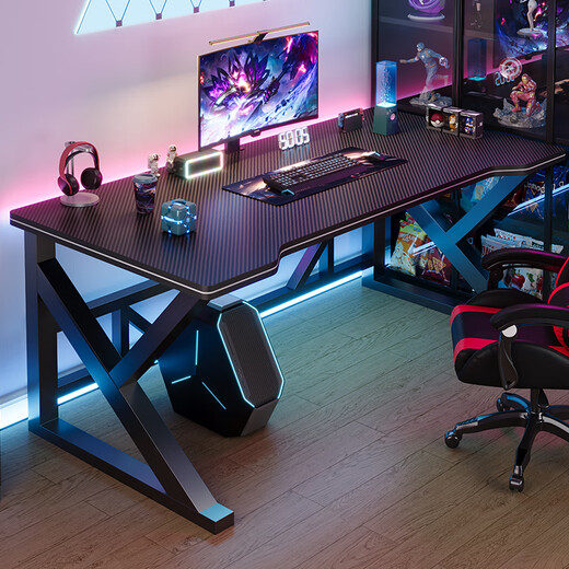 Jingkun computer desk e-sports table home bedroom double office workbench learning game writing desk long table
