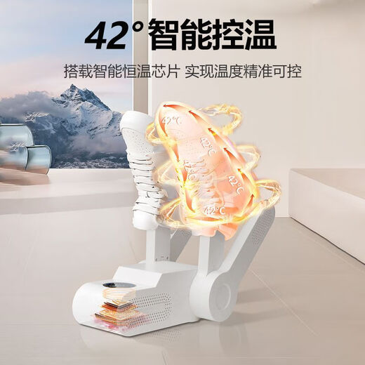 NK shoe dryer, household shoe dryer, deodorizing and sterilizing shoe dryer artifact, dormitory small shoe warmer, quick dryer, telescopic model, timer, rose salt box, telescopic bracket