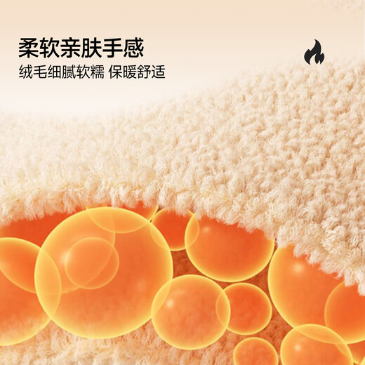 Baleno S&K series velvet jacket women's double-sided Austrian velvet autumn and winter new lining plus velvet warm top can be worn inside 2 double layers of velvet light purple #solid color L