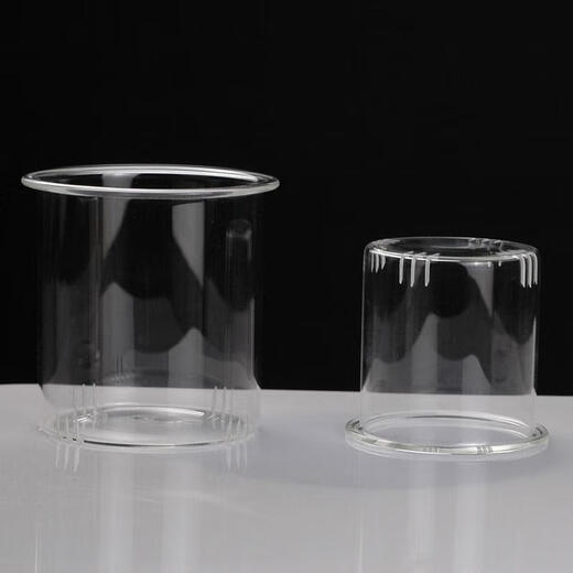 
He Jiagong glass tea leak glass lid inner liner teapot accessories can be fitted with pot lid cup lid and gauge filter tea leak PJ-11975 steaming and cooking integrated tea steaming part