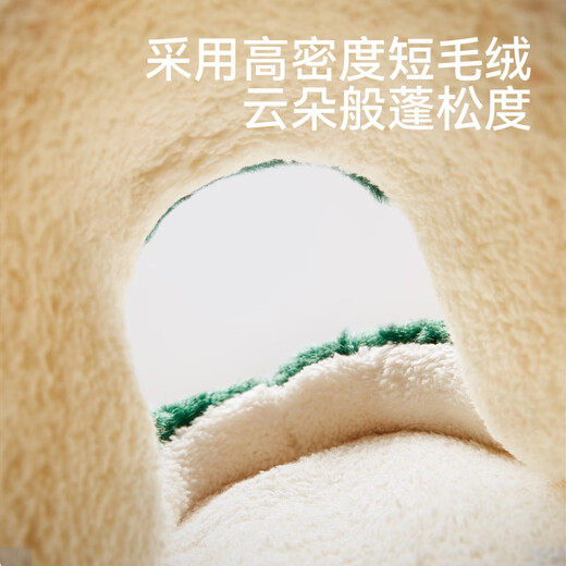 Balabala 2025 new children's cotton slippers Christmas girls' non-slip warm and cute boys' winter velvet home slippers