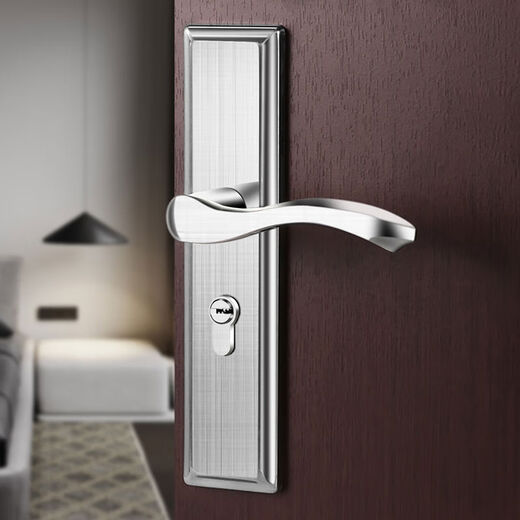 YUSENYI CHAMBRE BORD PORTE MAISON MAISON UNIVERSE LORCE PORTE UNIFICATION SILENT ACIER INOXEDUX INDOOR OND DOOR LOCK GRANDE LOCK 13548 PIRDE CORPS CORTAU