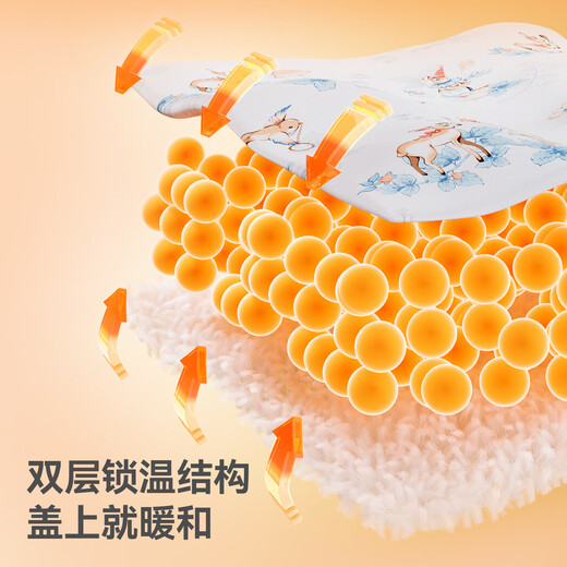 Betis baby blanket autumn and winter baby blanket machine washable quilt children's double-sided fleece blanket double layer rose 120x150cm