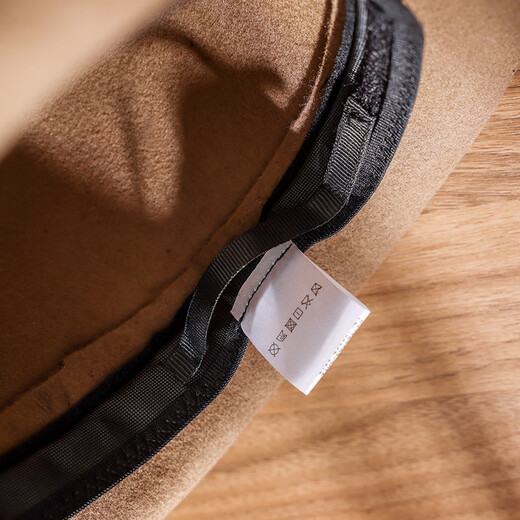 Buta Hat Women's Autumn and Winter Handmade Flower Top Hat Bere Warm Wool Felt Top Hat Versatile Fashion Retro Camel