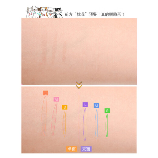 Suzhiran Japanese double eyelid patch for women, natural, super invisible, traceless, single-sided and double-sided eye beauty tool, transparent, double-sided S*2 2 patches