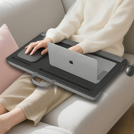 Xingkai laptop computer desk bed computer desk portable dormitory home theater desk BGZ798 black 55*34