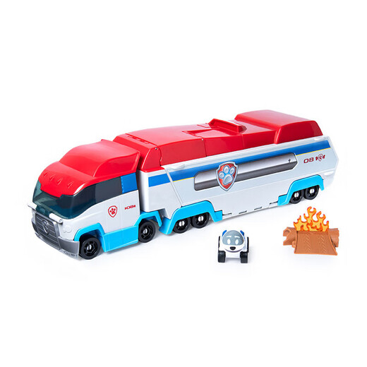 UOSO toy car alloy Captain Ryder Patrol Car Mini Patrol Car Set Dog Team Children's Birthday Gift 16785 Transformation Rescue Bus