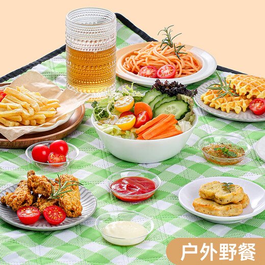 Meiya disposable plates, 30 pieces, small tableware, soy sauce dipping and seasoning refill plates