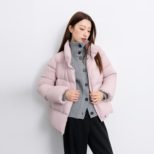 Three-color large size women's clothing 2025 winter new 90 duck down jacket bread jacket short fat MM